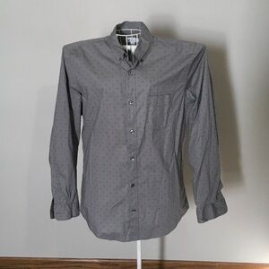 GAP Men's Charcoal Button-Down Shirt